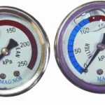 Side  Pressure Gauge-Oil Filled
